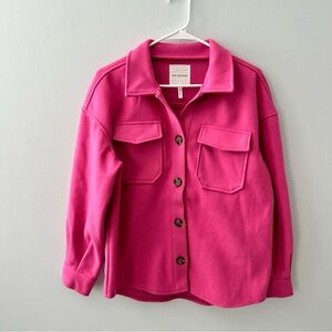 Avec Les Filles Vibrant Pink Utility Jacket